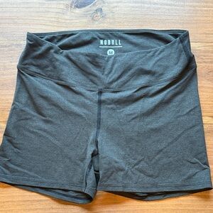 NOBULL Women's Charcoal Gray Athletic Shorts